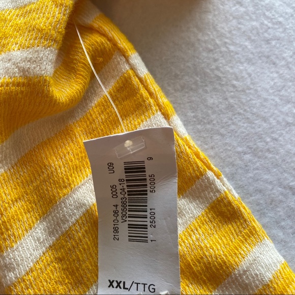 NWT - Yellow Stripped Top - Picture 6 of 6